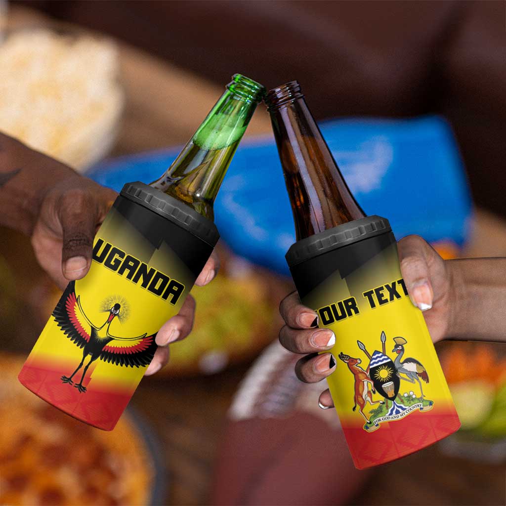 Uganda Football Custom 4 in 1 Can Cooler Tumbler Go Champions - African Pride