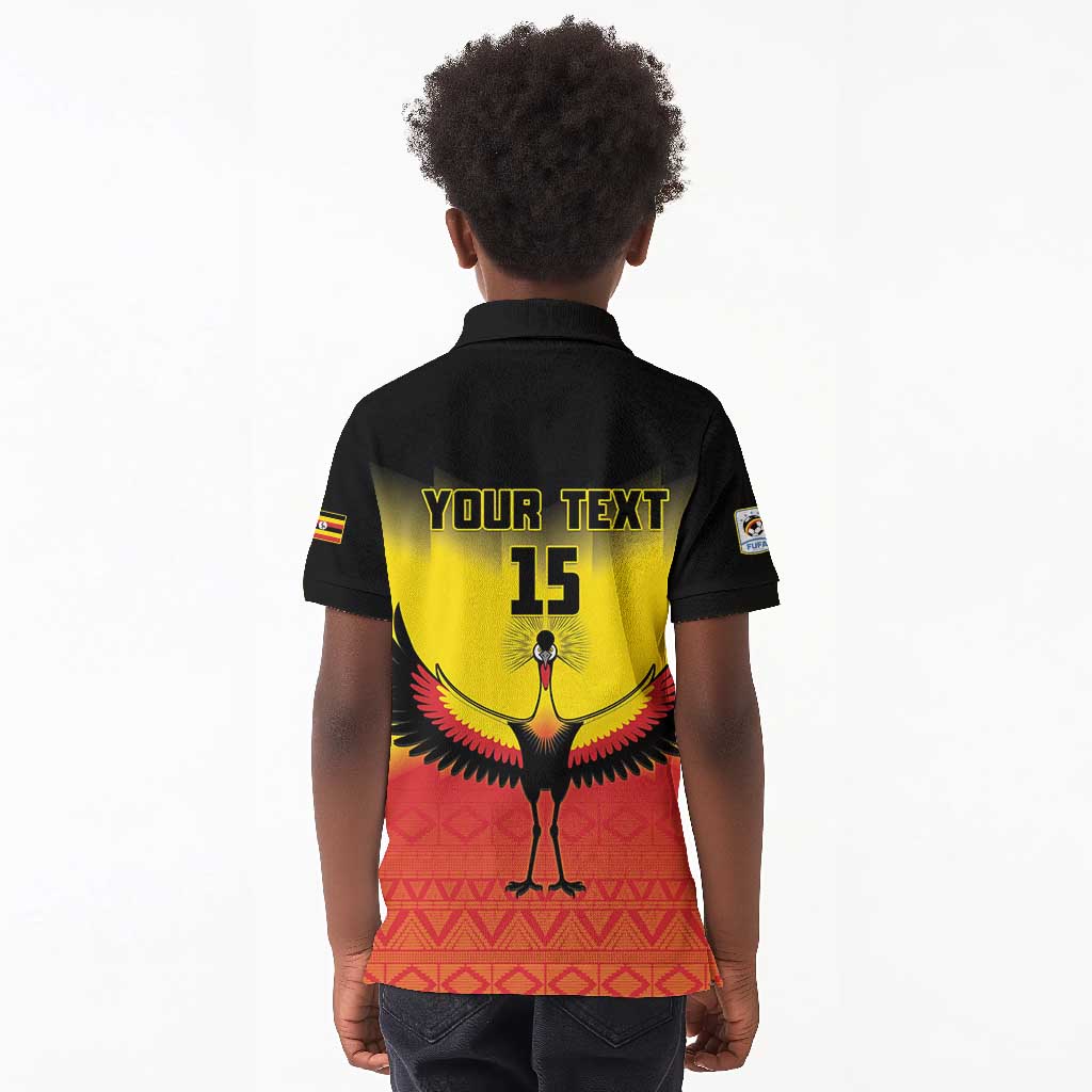 Uganda Football Custom Kid Polo Shirt Go Champions - African Pride