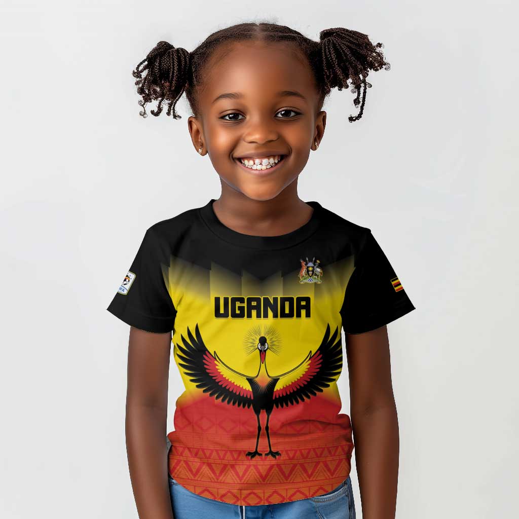 Uganda Football Custom Kid T shirt Go Champions - African Pride