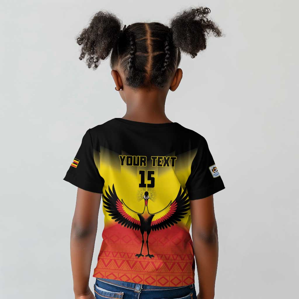 Uganda Football Custom Kid T shirt Go Champions - African Pride