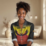 Uganda Football Custom Women Casual Shirt Go Champions - African Pride