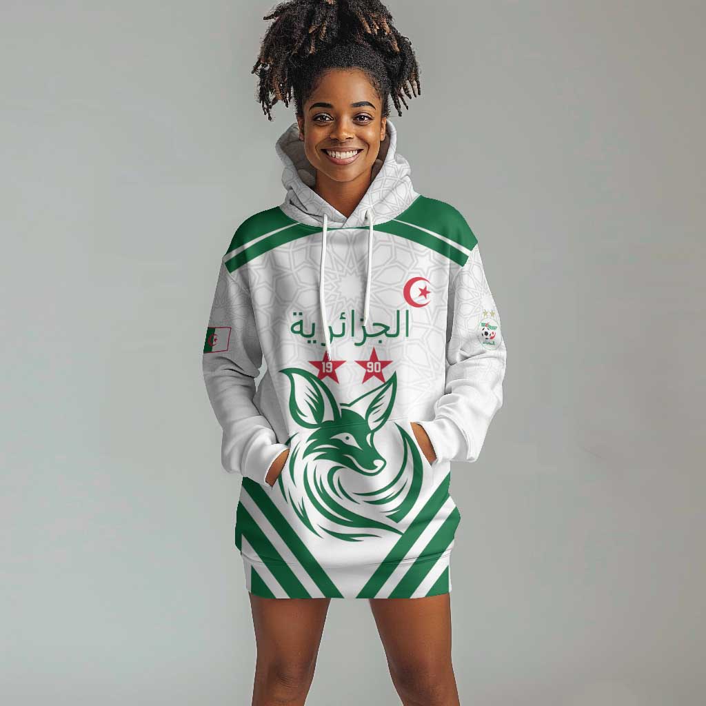 Algeria Football Custom Hoodie Dress Go Champions - African Pride