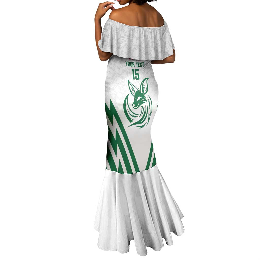 Algeria Football Custom Mermaid Dress Go Champions - African Pride