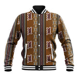 Mali Mud Cloth Baseball Jacket Traditional Bologan Pattern - African Pride