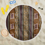 Mali Mud Cloth Beach Blanket Traditional Bologan Pattern - African Pride