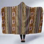 Mali Mud Cloth Hooded Blanket Traditional Bologan Pattern - African Pride