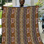 Mali Mud Cloth Quilt Traditional Bologan Pattern - African Pride