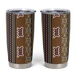 Mali Mud Cloth Tumbler Cup Traditional Bologan Pattern - African Pride