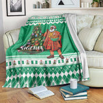 Afro Christmas in Nigeria Blanket Eku Odun Eku IyeDun - African Pride