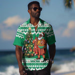 Personalized Afro Christmas in Nigeria Hawaiian Shirt Eku Odun Eku IyeDun - African Pride