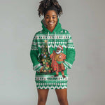 Personalized Afro Christmas in Nigeria Hoodie Dress Eku Odun Eku IyeDun - African Pride