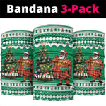 Afro Christmas in Nigeria Neck Gaiter Eku Odun Eku IyeDun - African Pride