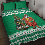 Afro Christmas in Nigeria Quilt Bed Set Eku Odun Eku IyeDun - African Pride