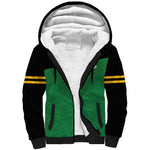 Personalized Jamaica Labour Party Supporters Sherpa Hoodie - African Pride
