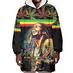 Jamaica Legend Bob Birthday Wearable Blanket Hoodie Thank You For The Memories