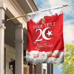 Personalized Afro Tunisia Garden Flag Happy 69th Anniversary Independence
