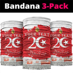 Personalized Afro Tunisia Neck Gaiter Happy 69th Anniversary Independence LT15