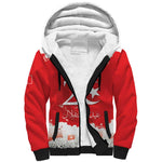 Personalized Afro Tunisia Sherpa Hoodie Happy 69th Anniversary Independence