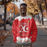 Personalized Afro Tunisia Sweatshirt Happy 69th Anniversary Independence