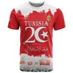 Personalized Afro Tunisia T shirt Happy 69th Anniversary Independence