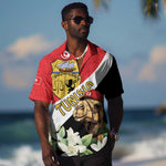 Personalized Afro Tunisia Hawaiian Shirt Camelus Dromedarius With Jasmine