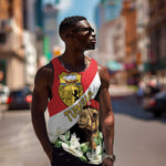 Personalized Afro Tunisia Men Tank Top Camelus Dromedarius With Jasmine