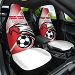 Custom Tunisia Football Car Seat Cover Go Eagles of Carthage