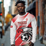 Custom Tunisia Football Long Sleeve Shirt Go Eagles of Carthage