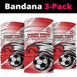 Custom Tunisia Football Neck Gaiter Go Eagles of Carthage LT15