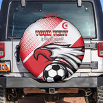 Custom Tunisia Football Spare Tire Cover Go Eagles of Carthage