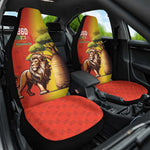 Afro Senegal Independence Day Car Seat Cover 65th Anniversary - Kente Pattern