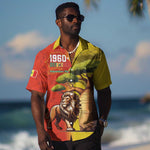 Afro Senegal Independence Day Hawaiian Shirt 65th Anniversary - Kente Pattern