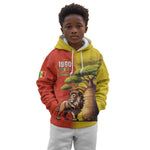 Afro Senegal Independence Day Kid Hoodie 65th Anniversary - Kente Pattern