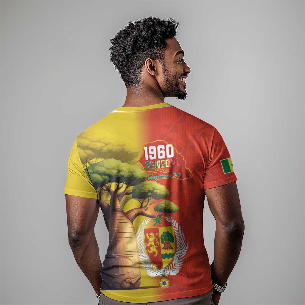 Afro Senegal Independence Day T shirt 65th Anniversary - Kente Pattern