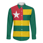 Togolese Independence Day Long Sleeve Button Shirt Flag Style