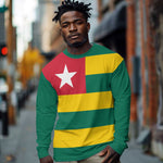 Togolese Independence Day Long Sleeve Shirt Flag Style