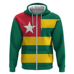 Togolese Independence Day Zip Hoodie Flag Style