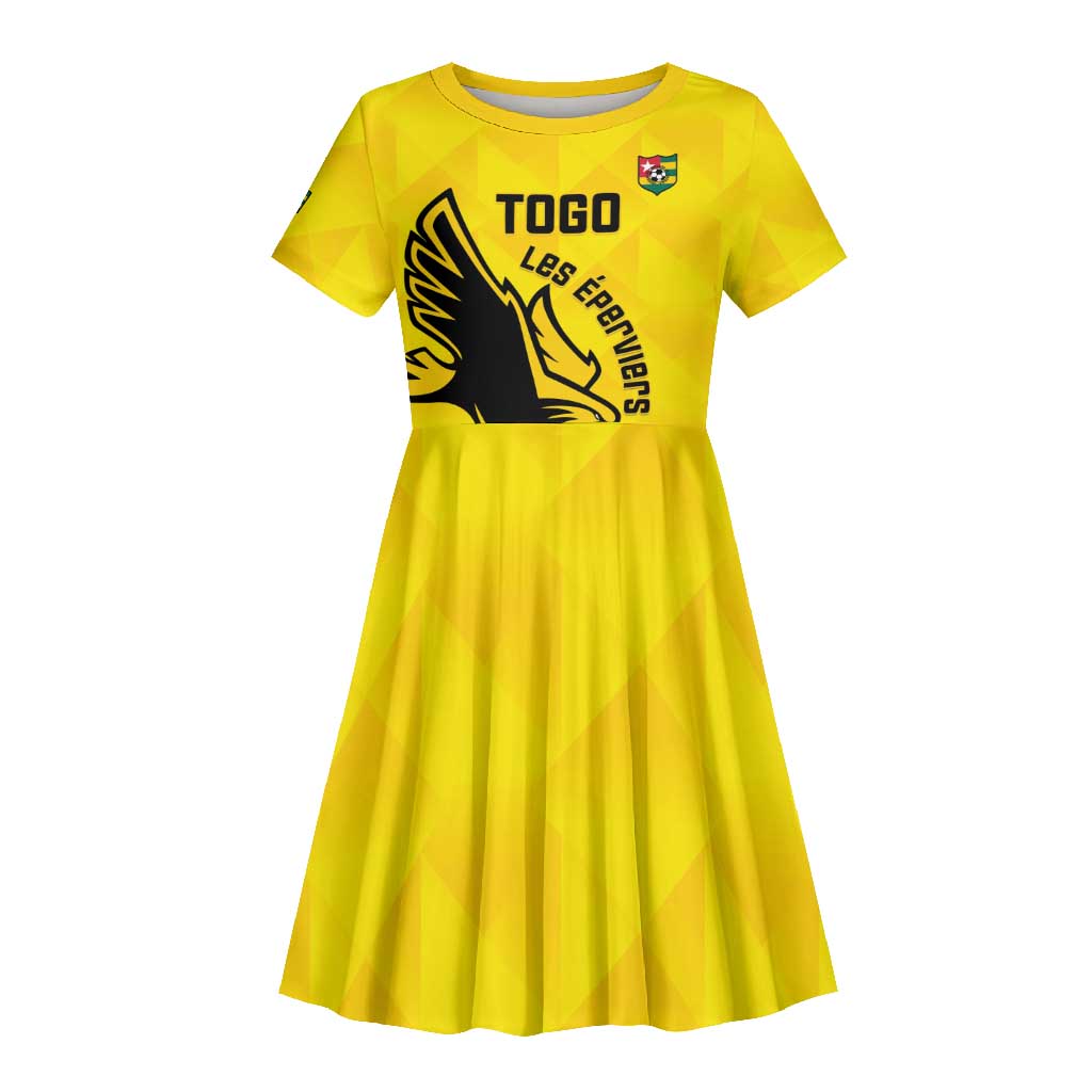 Custom Togo Football Kid Short Sleeve Dress Go Champions