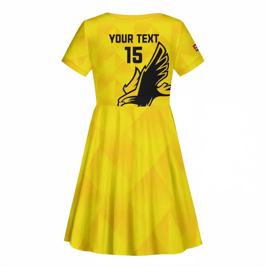 Custom Togo Football Kid Short Sleeve Dress Go Champions