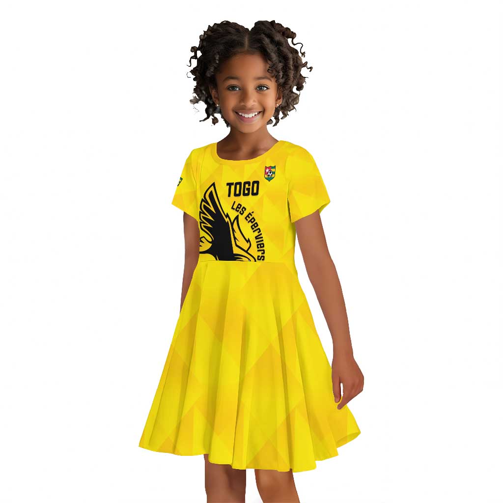 Custom Togo Football Kid Short Sleeve Dress Go Champions