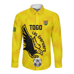 Custom Togo Football Long Sleeve Button Shirt Go Champions