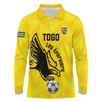 Custom Togo Football Long Sleeve Polo Shirt Go Champions