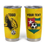 Custom Togo Football Tumbler Cup Go Champions