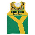 South Africa Soccer Custom Basketball Jersey Bafana Bafana - African Pride