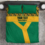 South Africa Soccer Custom Bedding Set Bafana Bafana