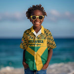 South Africa Soccer Custom Kid Hawaiian Shirt Bafana Bafana