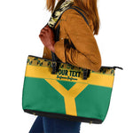 South Africa Soccer Custom Leather Tote Bag Bafana Bafana