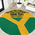 South Africa Soccer Custom Round Carpet Bafana Bafana