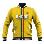 Custom Ghana Football Baseball Jacket We Are Champions