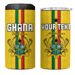Custom Ghana Football 4 in 1 Can Cooler Tumbler We Are Champions